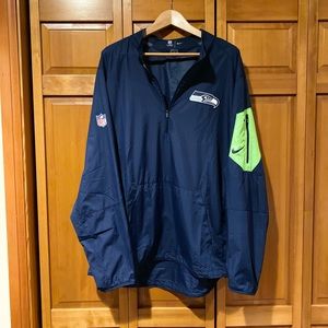 Seahawks Nike Game Day On the Field Pullover Jacket 2XL